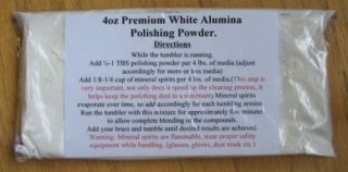 4oz. Premium White Alumina Brass Cleaning Additive