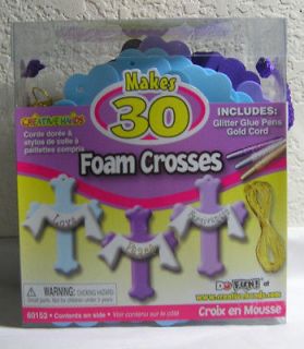 Creative Hands Foam 6 Crosses Craft Kit   Makes 30 (for Kids ages 4