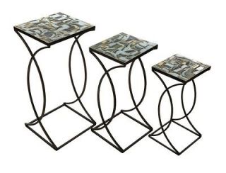 Imax Corp 84120 3 Crowley Mosaic Nesting Tables Set of 3