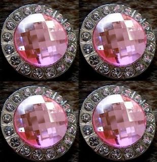 BERRY CRYSTALS BLING CONCHOS HORSE SADDLE HEADSTALL PINK CLEAR TACK