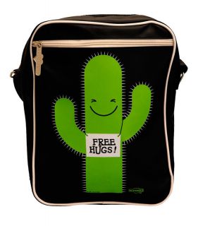 Newbreed Girl Free Hugs Flight Bag, Cute, cactus, emo, handbag