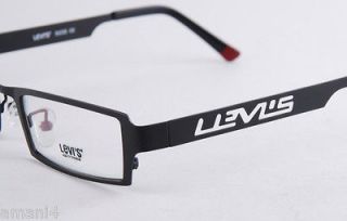 Optical Light Prescription Eyeglasses Titanium Metal Blacks Frames