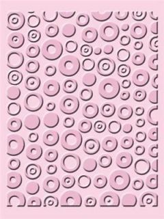 Cuttlebug EMBOSSING Folder   SPOTS and DOTS   A2 SIZE   NEW IN PACKAGE