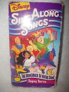 Along Songs   The Hunchback of Notre Dame Topsy Turvy (VHS, 1996