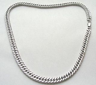 PLATINUM 2X CURB LINK CHAIN MENS NECKLACE 10mm 20 or custom size