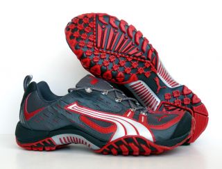 NIB Puma Cell Darby Trail Racer Gray/Red Mens Shoes US11.5