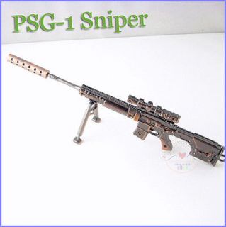 Cross Fire Military Metal model PSG 1 Sniper gun exquisite Furnishings