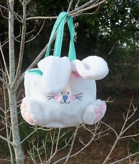 Girls white Bunny rabbit purse pocketbook Easter