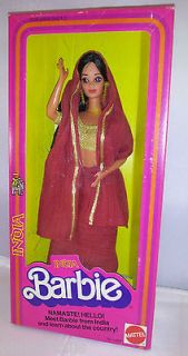 INDIA♥♥♥♥ Barbie DOLLS of WORLD Culture Collectors NICE