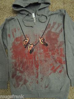 The Walking Dead Tv Show Daryl Crossbow And Ears Zip Up Hoodie Jacket