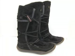 Cushe Womens Navajo Black Suede & Faux Fur Winter Boots Size US 6 UK