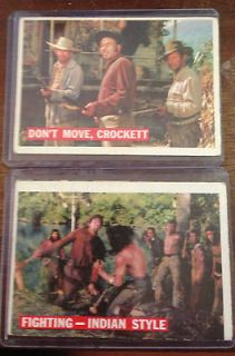 Davy Crockett Topps Chewing Gum cards~#33 Fighting Indian Style $ Don