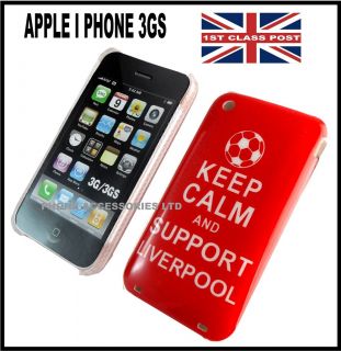KEEP CALM AND SUPPORT LIVERPOOL RED CASE COVER FOR APPLE I PHONE 3 3GS