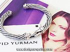 Spectacular David Yurman Pave Diamond 7 mm Buckle Cuff Bracelet + Box