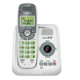 VTech CS6124 DECT 6.0 Cordless Phone Answering System White