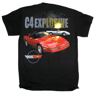 C4 Explosive Corvette T shirt Chevrolet
