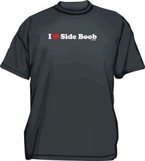 Heart (Love) Side Boob Mens tee Shirt Pick Size &