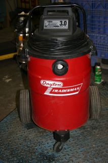 Dayton 15 Gallon 3HP Commercial Wet/Dry Vacuum