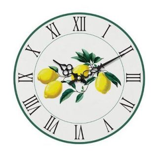 Premier Housewares MDF Lemon Tree Wall Clock