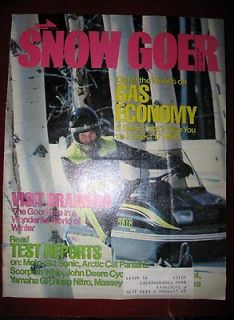 1976 Snow Goer Snowmobile Magazine_Testi ng 440 Nitro_Whip_GP_ Pantera