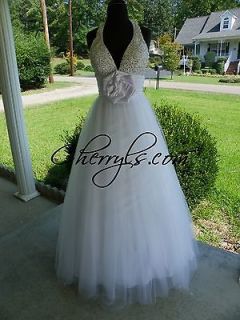 STUDIO 17 12248 White 6 TEEN NATIONAL PAGEANT GOWN HOMECOMING PARTY