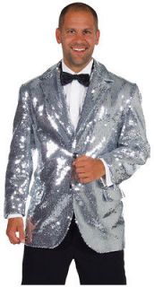 Deluxe SILVER Sequinned Showman / Cabaret Jackets
