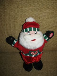 12 Dan Dee Jumping Singing Santa Claus HERE COMES SANTA CLAUS Stuffed