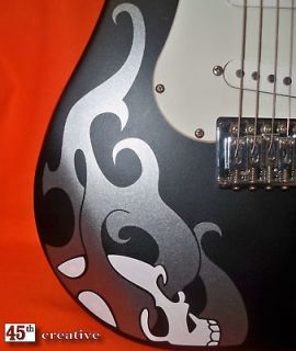 Smoking Skull Fender Strat Squire Starcaster Decal