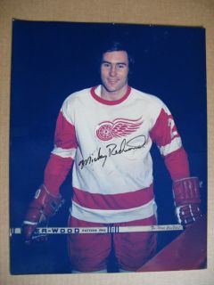 MICKEY REDMOND DETROIT RED WINGS AUTOGRAPHED 11 X 14