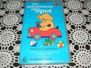 SPOT THE ADVENTURES OF 10 FABULOUS STORIES VIDEO VHS PAL VIDEO A RARE