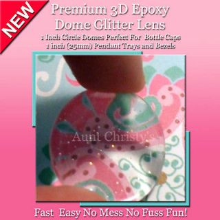 600 Premium 3d Epoxy Dome Glitter Bottle Cap Seal DIY