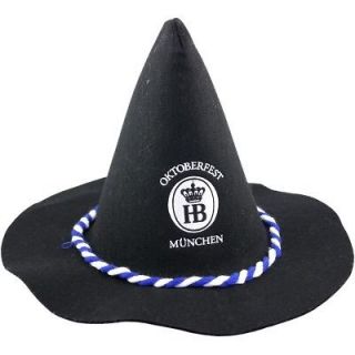 Hillbilly Felt Black Hat Pilgrim Farmer Adult Costume Accessory NEW