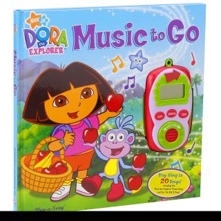 Music to Go Digital Music Player Book   Dora the Explorer
