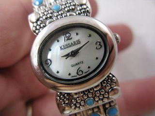 KESSARIS Mother of pearl Dial,SS Band&Case,Nice LADIES WATCH 1427 L