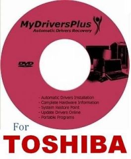 Toshiba Tecra A10 S3552 Drivers Recovery Restore DISC 7
