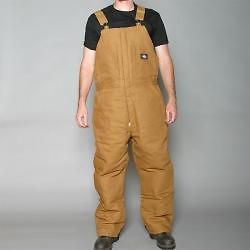 Dickies TB851BD Water Repellent Insulated Bib Overall Brown Duck
