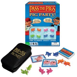 PASS THE PIGS dice mania farkle family pig game NEW Bright Colors