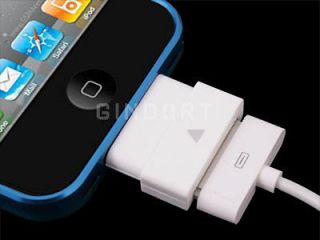 Dock Extender 30 pin Adapter Male to Female for iPod iPhone 4S iPad 2