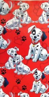 NEW* 101 DALMATIANS * gift wrap PARTY wrapping paper 16 sheets