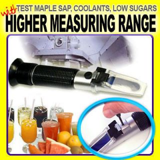 Newly listed Brix Refractometer 0 18%, Low Sugar CNC Maple sap NEW