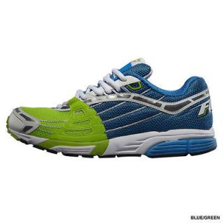 Fox Racing Featherlite Running Trainer Shoes Blue Green Adult Size 8.5