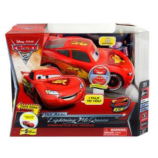 NEW R/C Disney Cars 2 Lightning McQueen interactive remote control Air
