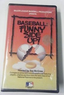 BASEBALL FUNNY SIDE UP ~ VHS   Hosted by Tug McGraw! Narrated by Mel