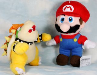 Newly listed lot 2 mario bros wario bowser 10 11 plush toy doll