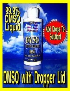 Americas #1 DMSO with Dropper Lid 99.9% Pure DMSO Liquid Fast