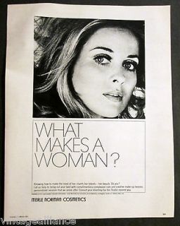 Vintage 1968 What Makes a Woman Lovely Girl in Merle Norman