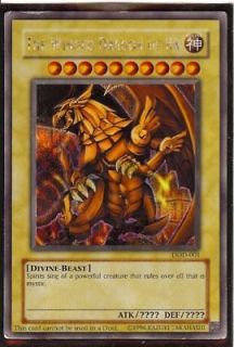 Yugioh card The Winged Dragon Of Ra DOD 001 Secret   NM