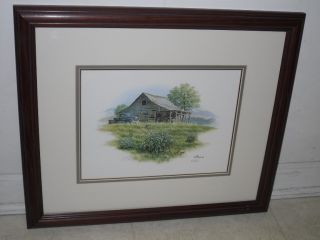 1988 Don Balke Signed Framed Landscape Country Farm Scene Fine Art