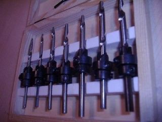 New Tapered Countersink Drill Bit Set with Adjustable Depth Stop