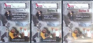 HandBuilt Series 1, 2 & 3 Metalworking DVDs Tommasini English Wheel